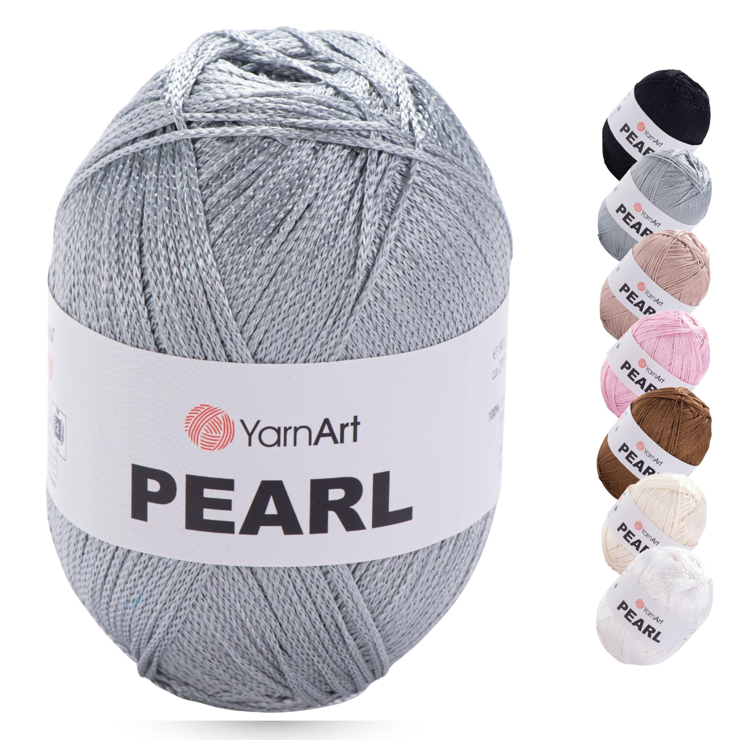 Amazon.com: YarnArt Pearl - 100% Viscose Silky Shine Yarn